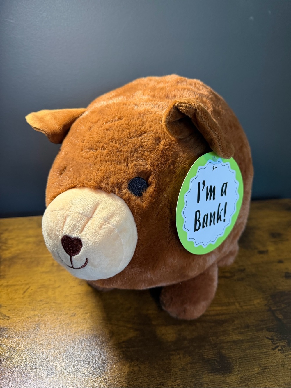 Piggy Bank Plush. NWT